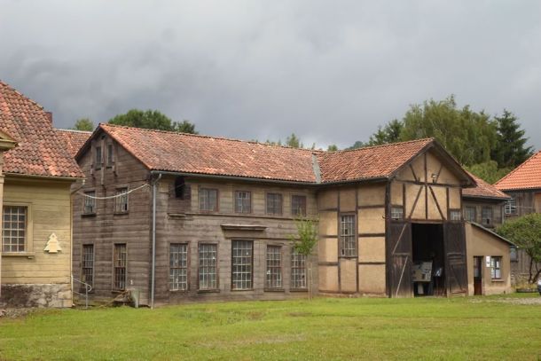 Die Maschinenfabrik der Königshütte in Bad Lauterberg m Harz