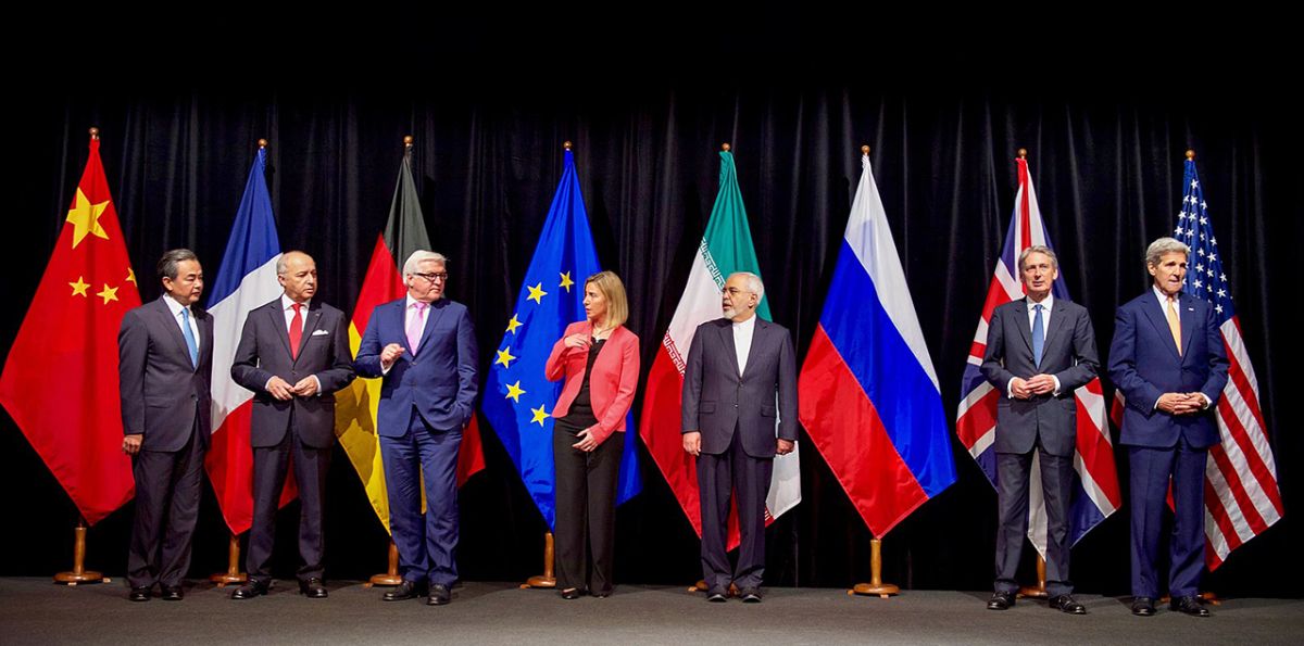 E.U., P5+1 nach Unterzeichnung des Iran Atomabkommen (14 Juli 2015)