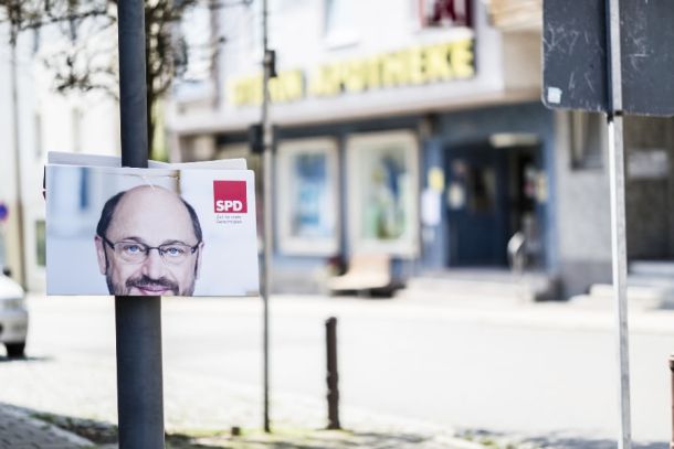Bundestagswahl 2017 - SPD Plakat Martin Schulz