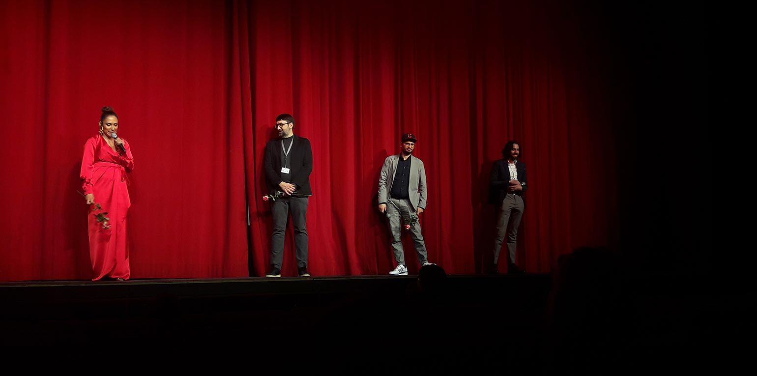 Film-Crew bei der Premiere des Films "El reino de dios" - Berlinale 2022